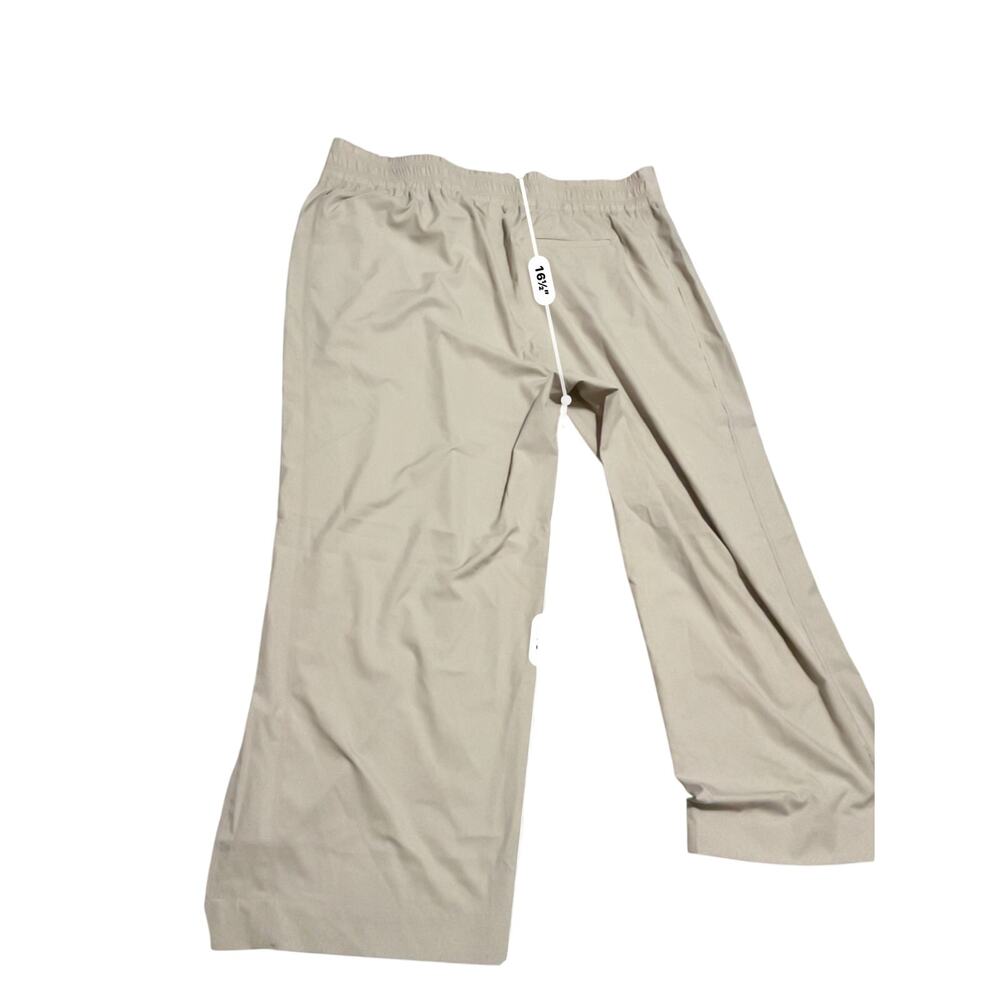 Old Navy StretchTech High-Waist Wide-Leg Split Pants 3X NWT Stone Quick-Dry - Picture 4 of 10